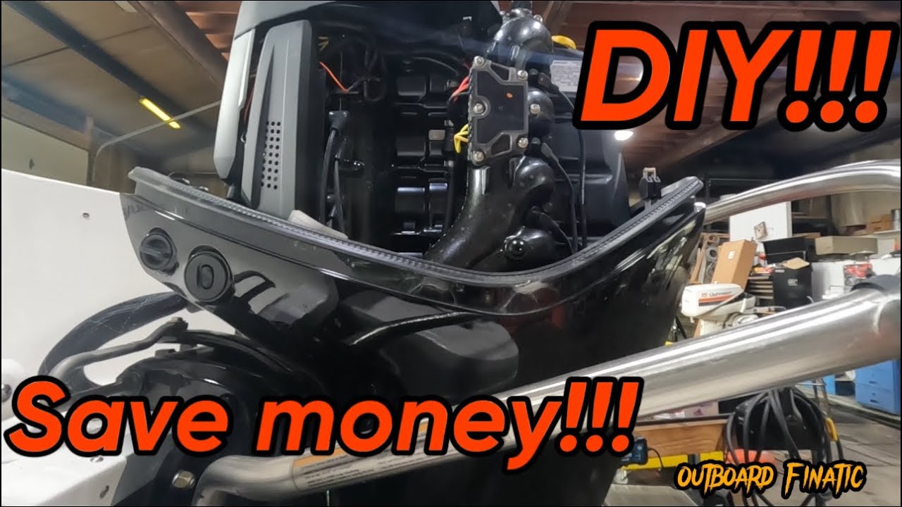 Mercury 115 4 stroke oil change(DIY) #outboards