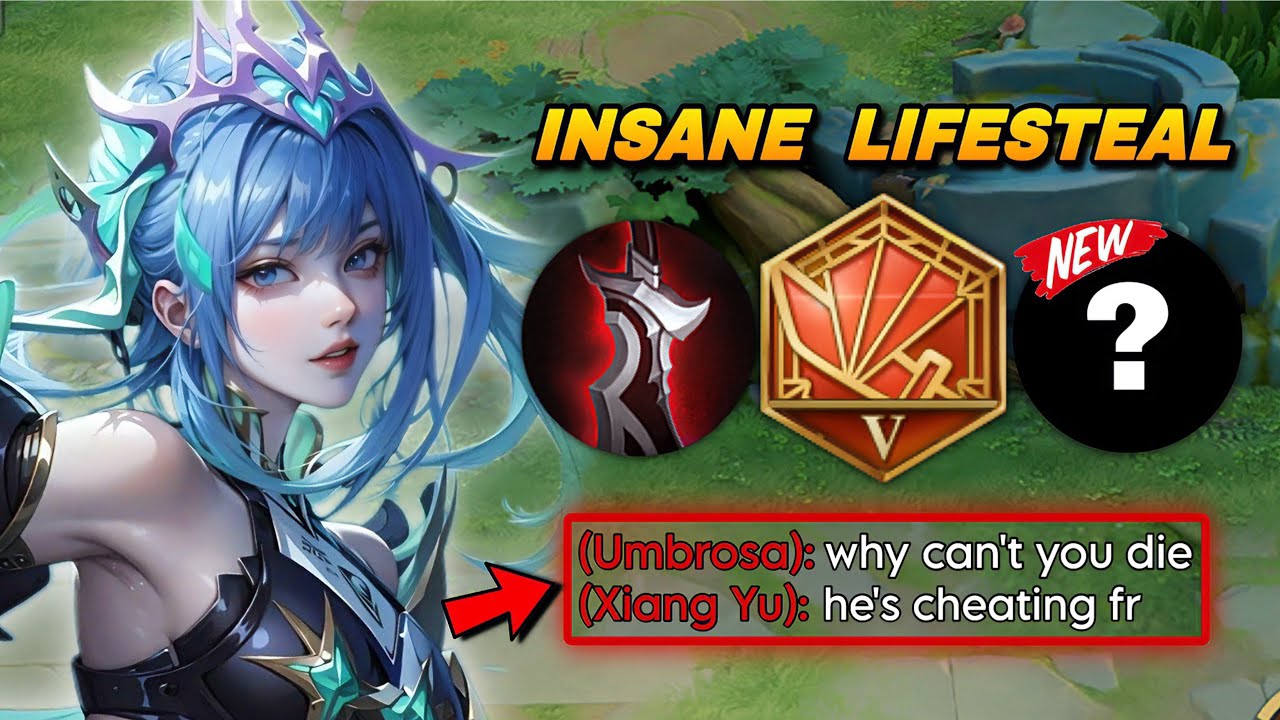TOP 1 CONSORT YU INSANE LIFESTEAL CAN SUSTAIN 5 ENEMIES WITHOUT A SWEAT! | CONSORT YU BUILD & ARCANA