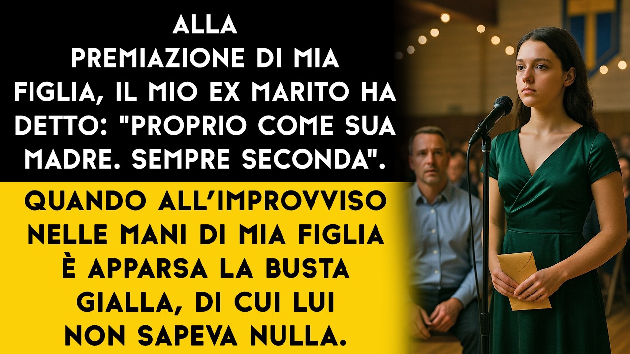 Il mio ex marito è venuto per umiliare nostra figlia… ma non sapeva della busta gialla