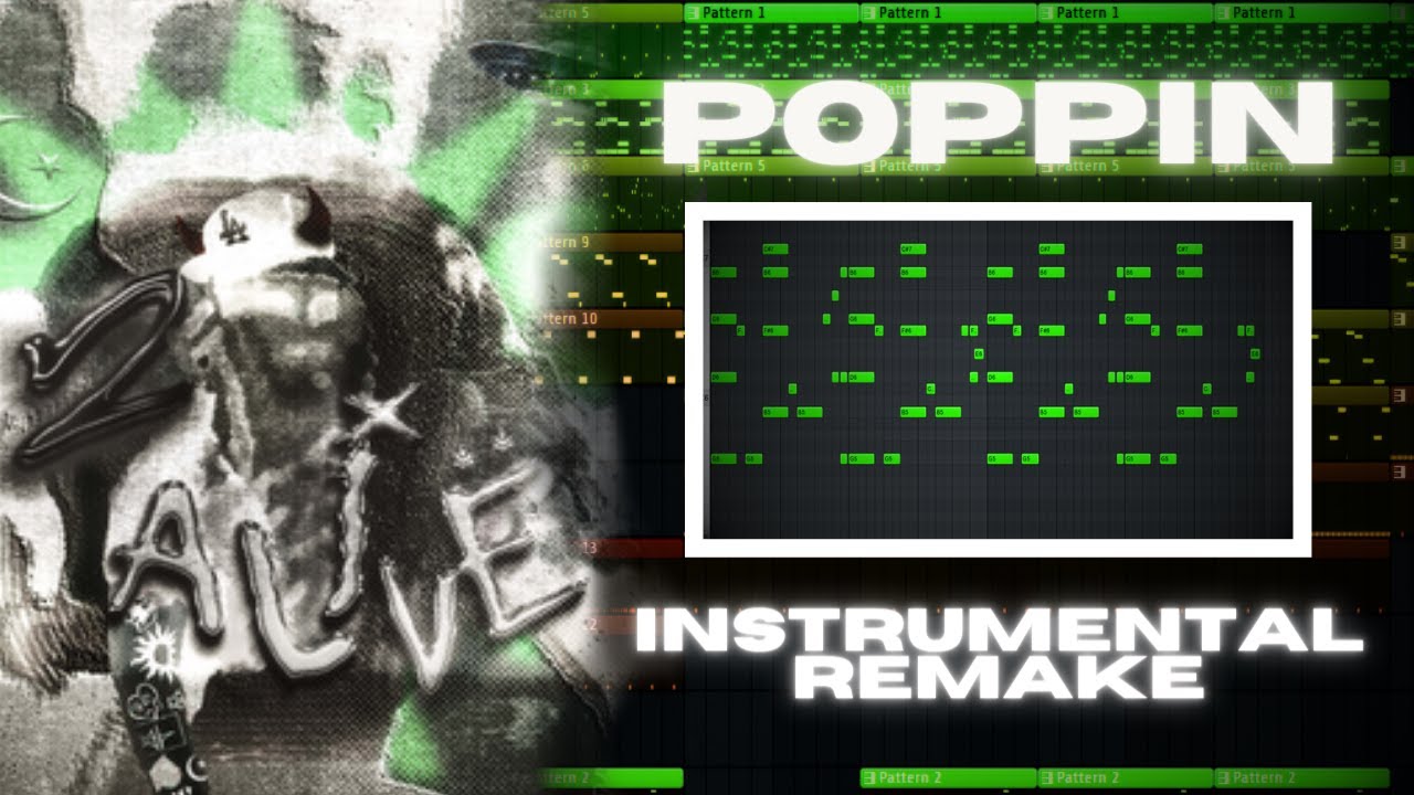 Yeat - ''POPPIN'' [Fl Studio instrumental remake]