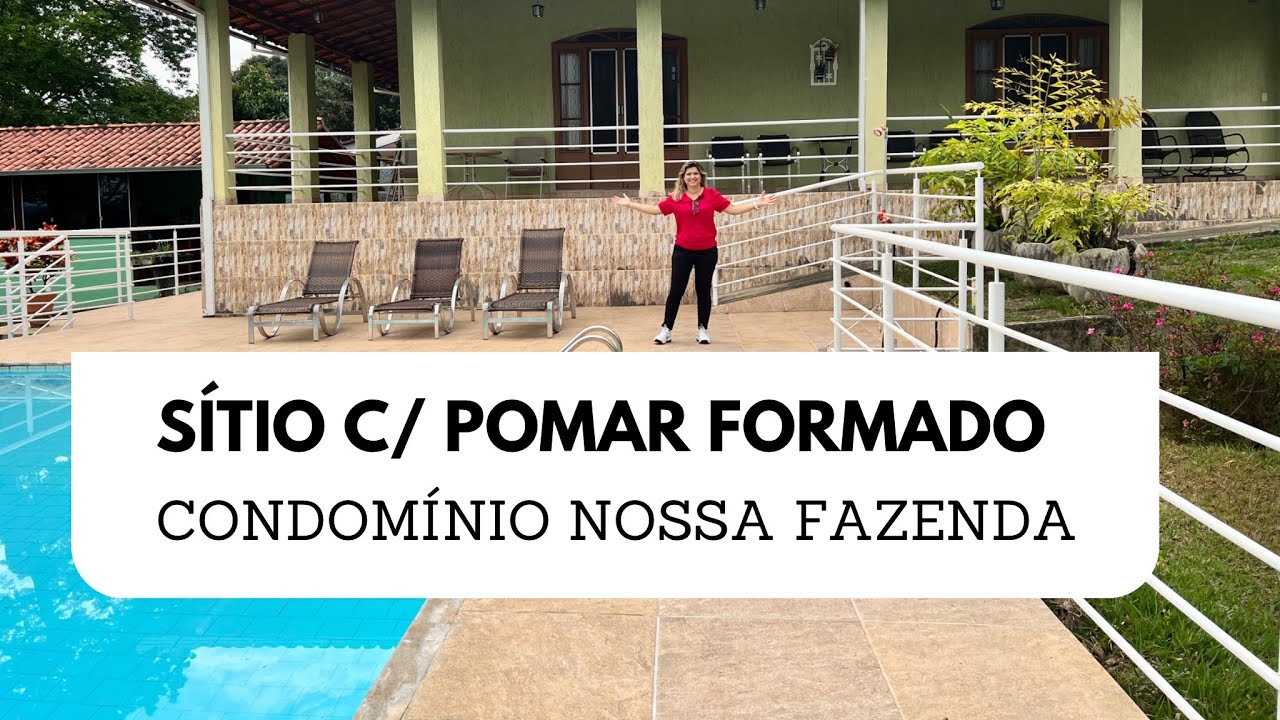 ✨🚀SÍTIO COMPLETO COM PISCINA | CONDOMÍNIO NOSSA FAZENDA | ESMERALDAS