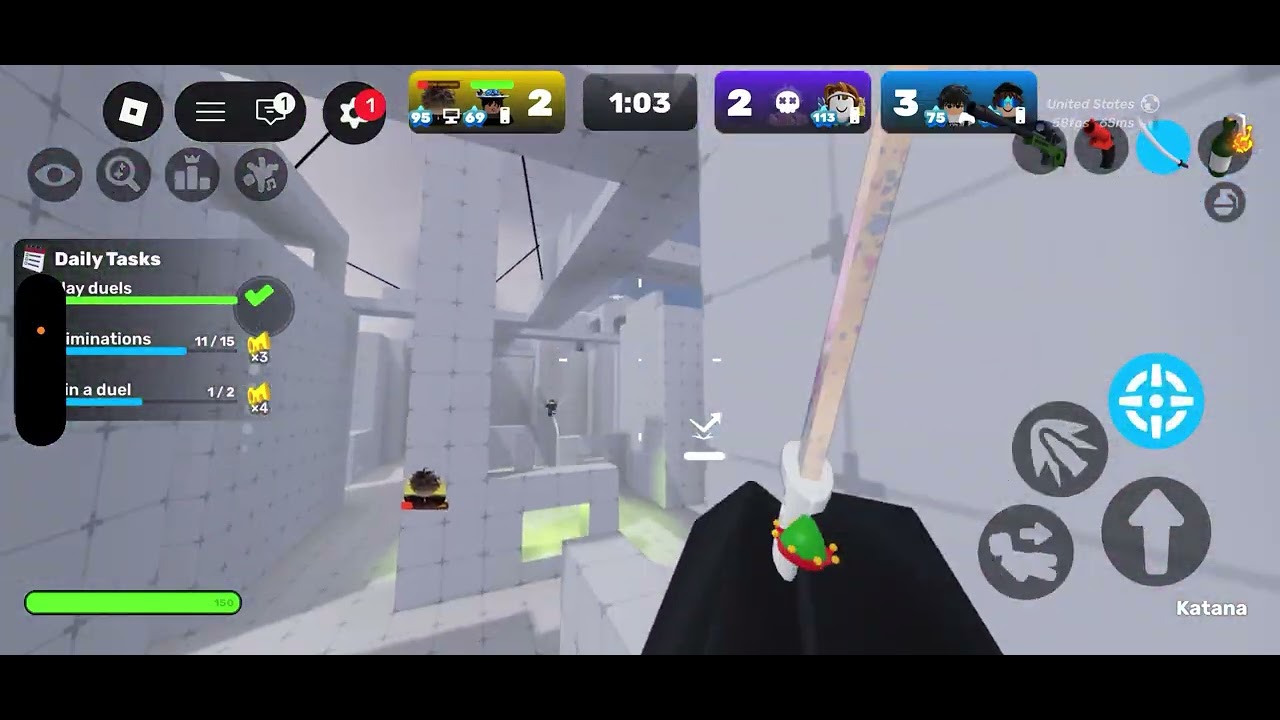A rivals match 2v2v2