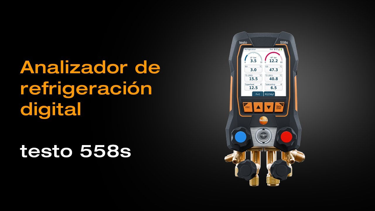 Testo 558s: anallizador de refrigeración con estilo smartphone | Be sure. Testo