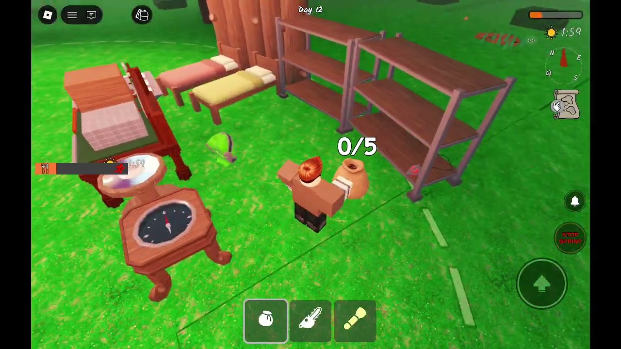 99 Nights In The Forest 🙂‍↕️ day one The chainsaw! #99nightintheforest #roblox #youtubegaming 