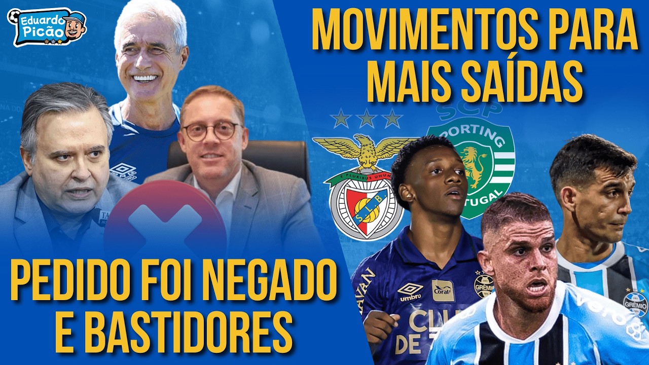 PEDIDO QUE FOI NEGADO À DIREÇÃO! Oferecido aos europeus. Duas saídas próximas. Bastidor importante.