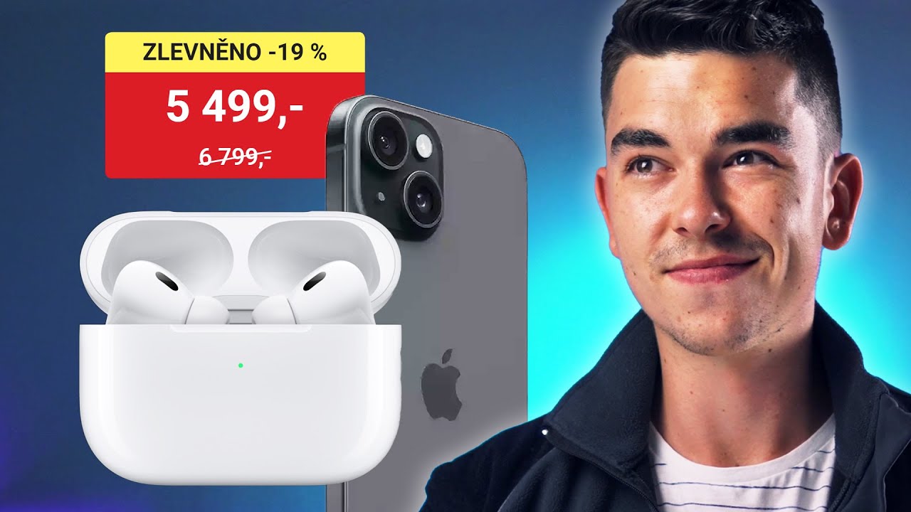 Překvapivé slevy na Apple a jiné značky.