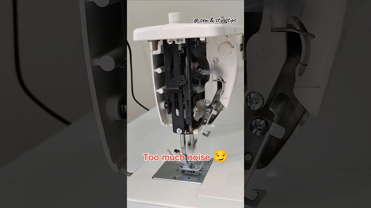 Too noisy 🤔 Let's Fixed it ! #sewingmachine #sewingmachineproblems