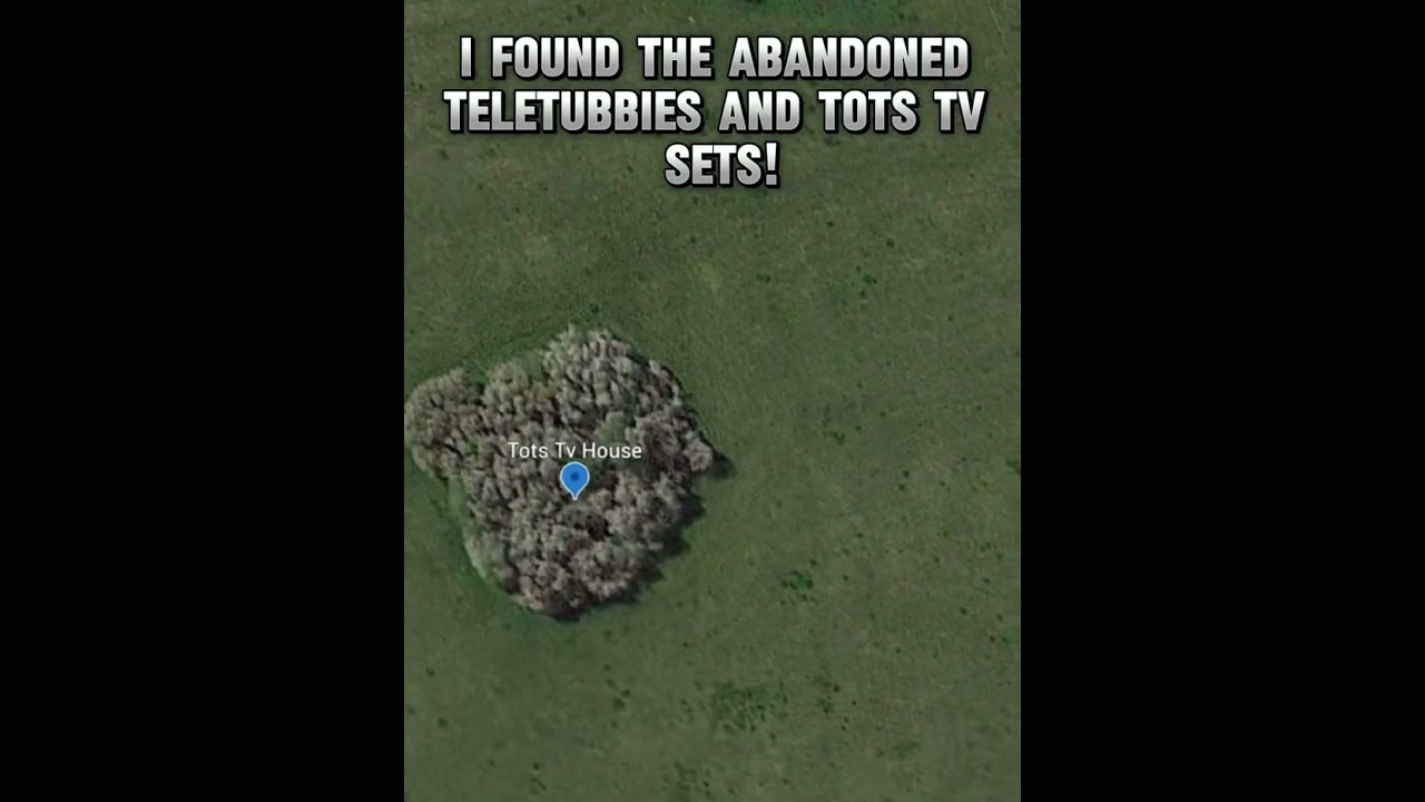 I found the abandoned Teletubbies and Tots TV sets! (Very sad) #shorts