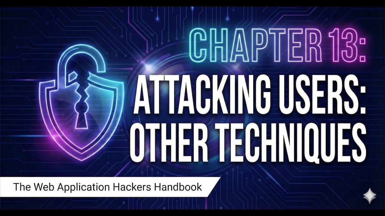 Attacking Users: Other Techniques | Chapter 13 — The Web Application Hackers Handbook