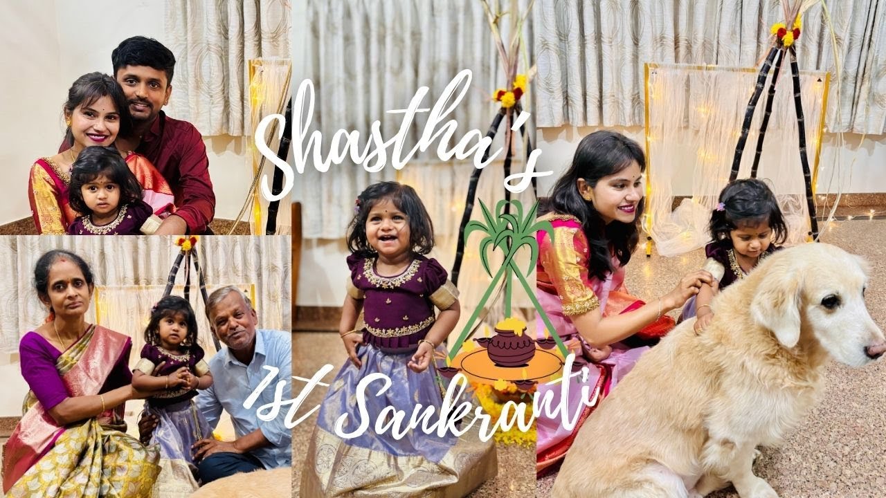 Shastha’s First Sankranthi | Little Traditions, Big Smiles 🌾✨