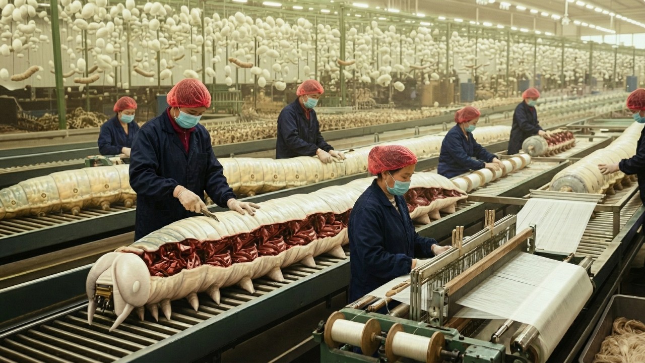 Million Dollar Silk: Inside The Secret Factory Where Worms Make Luxury Fabric