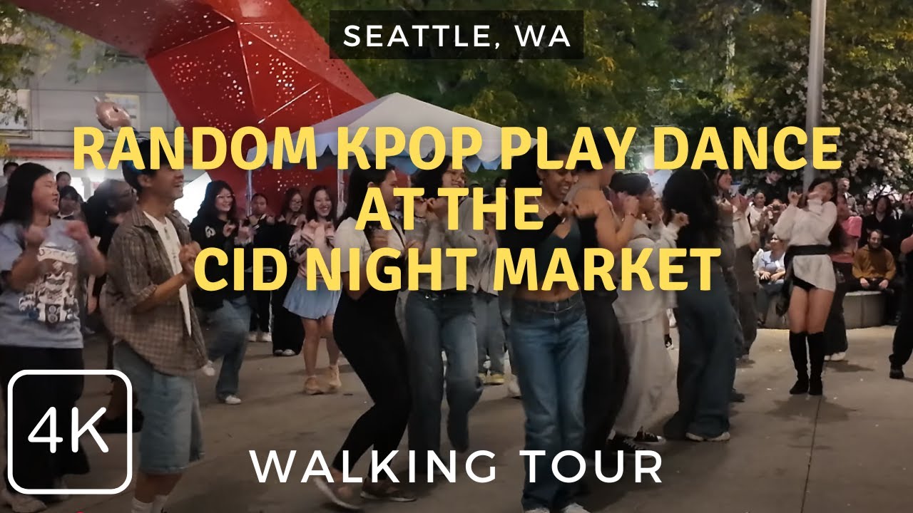 Random KPop Play Dance at the Seattle CID Night Market | Seattle, WA