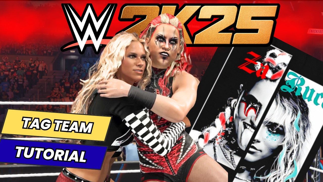 WWE 2K25: Зарука! Учебное пособие по командным боям Сола Руки и Зарии.