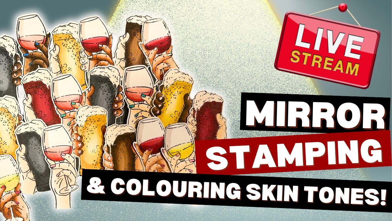 🔴 Mirror Stamping & Colouring | Cardmaking Live!