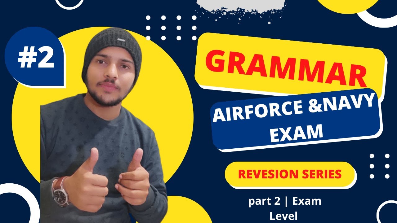 Airforce & Navy Exam Top 100 English Grammar Rules Revision | Airforce Grammar Important Rules 2 |