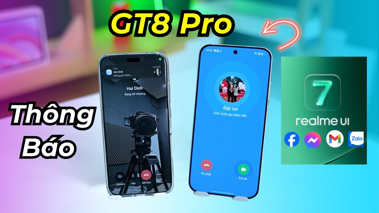 Test thông báo Realme GT8 Pro Realme UI 7.0: Mẹo fix thông báo Realme cực ngon!