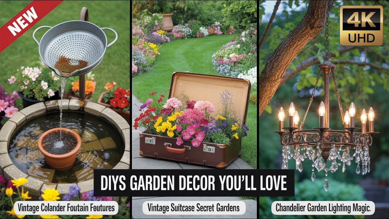 🌿 Savers/Value Village Thrift Hacks + Recycled Trash ♻️ BUDGET DIYs Garden Décor on a Budget! 🔨