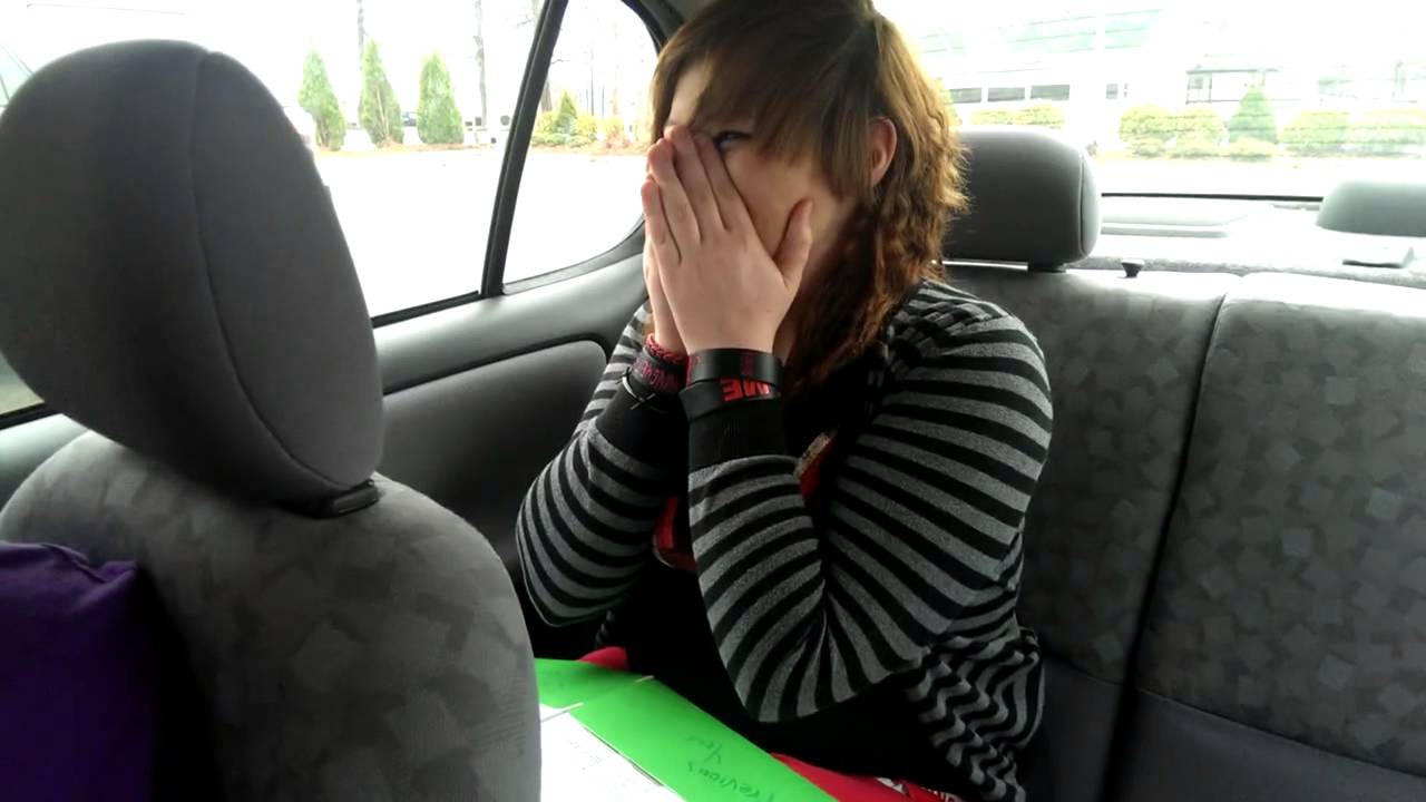 Surprise! Reaction to Demi Lovato Neon Lights concert tickets =)