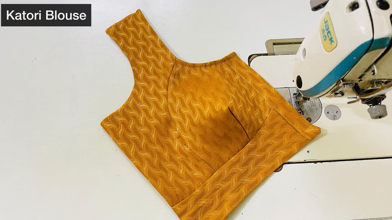 Katori Blouse Cutting and Stitching | Katori Wale Blouse Ki Cutting | Katori Blouse Design
