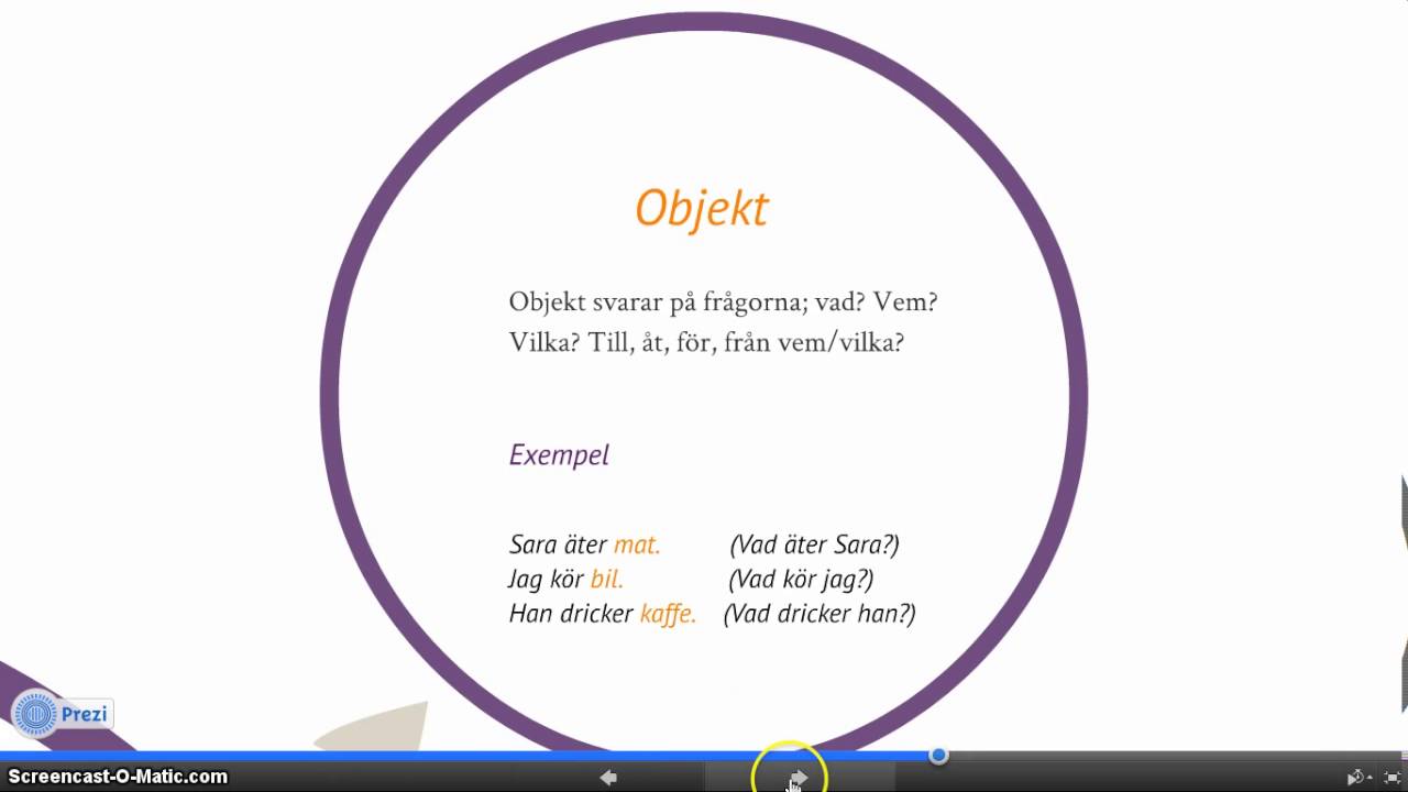 ordföljd i huvudsats lätt