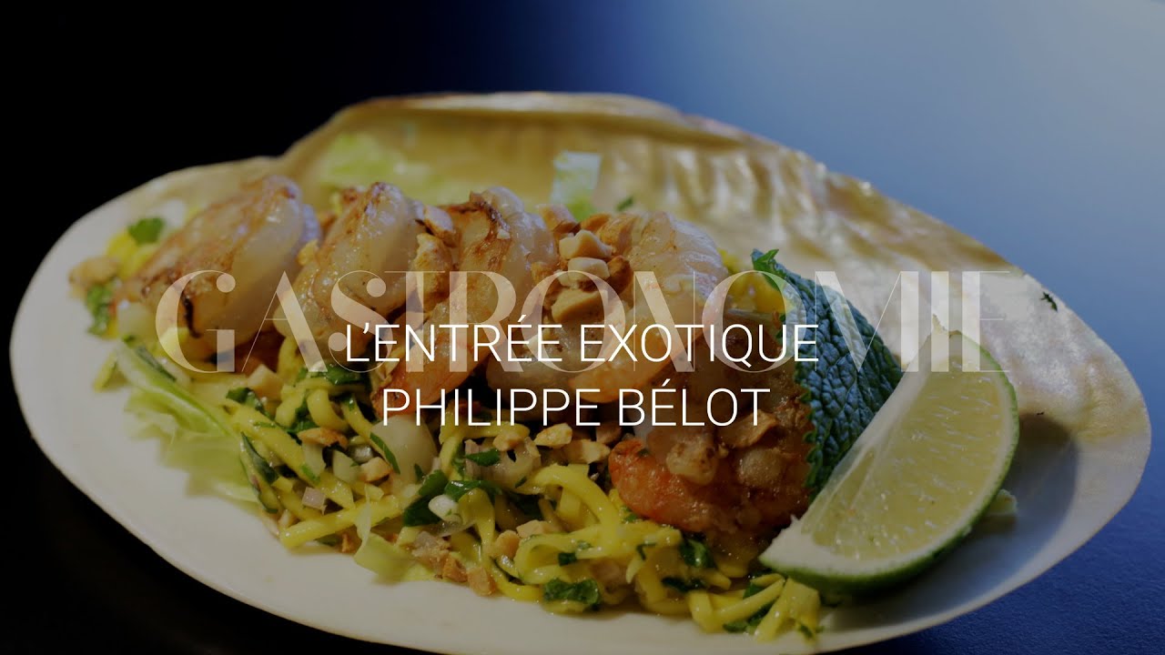 Recette de Noël : l'entrée exotique de Philippe Bélot