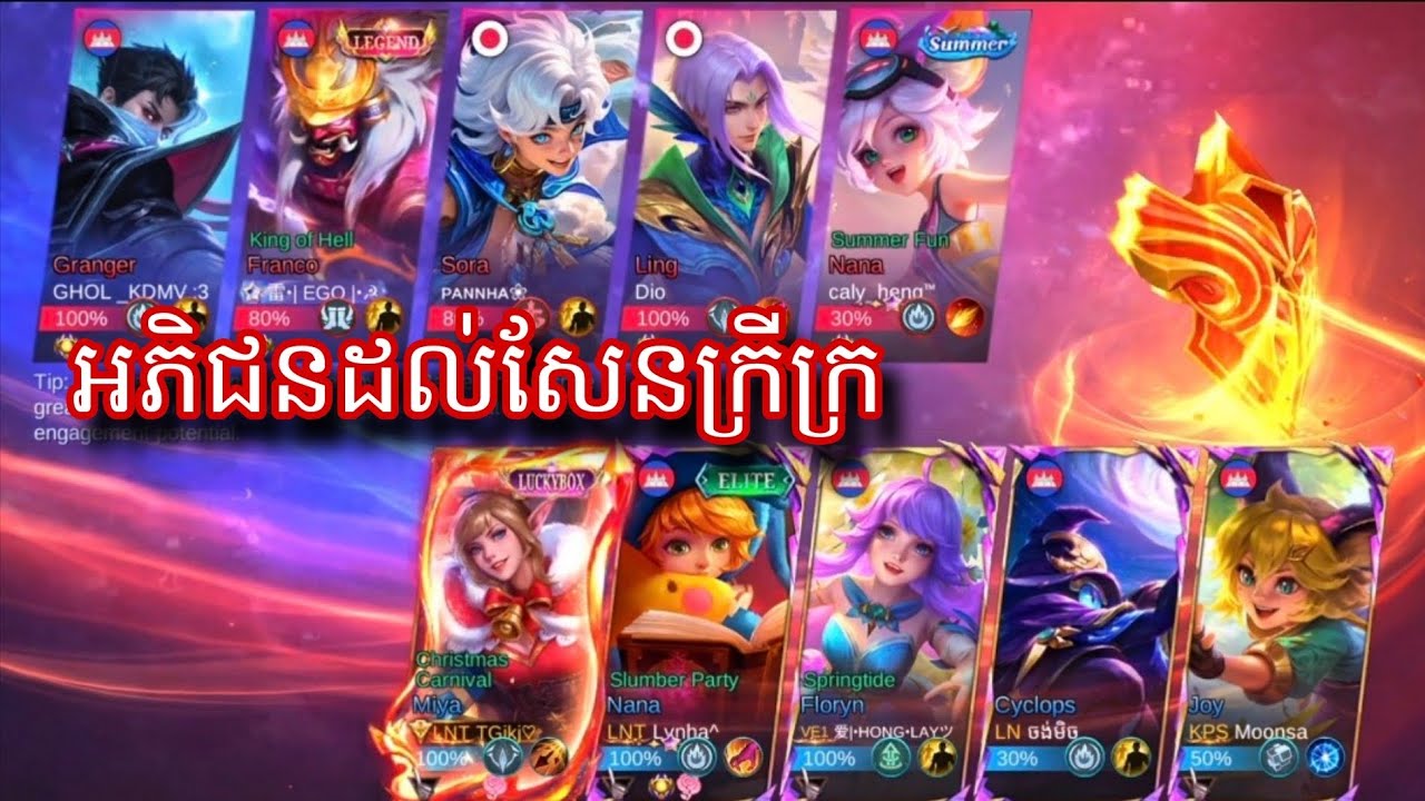 អភិជនដែរតែក្រីក្រ || mobile legend 