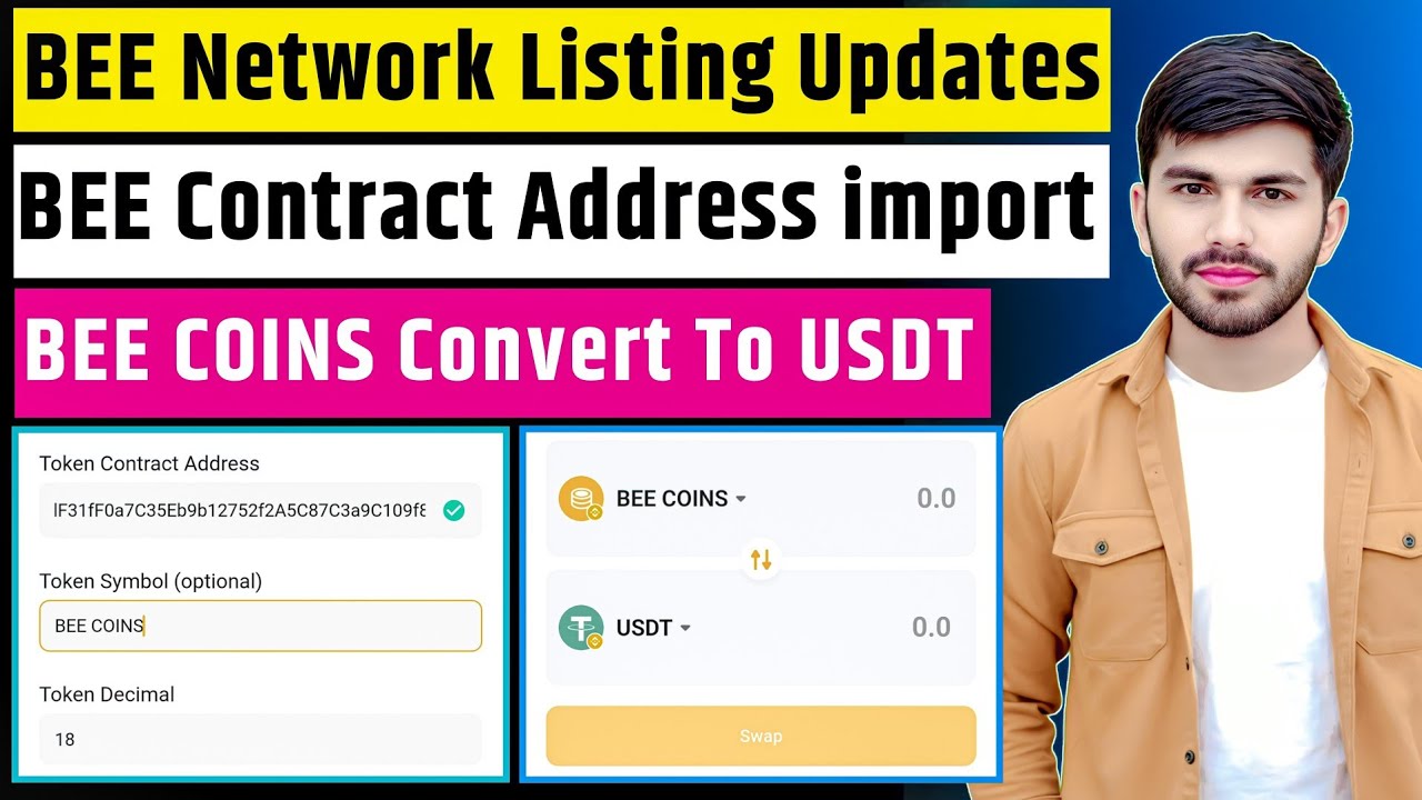 Convert BEE Token To USDT📌| BEE Network Listing Update| BEE Token Contract Address & Exchange Update