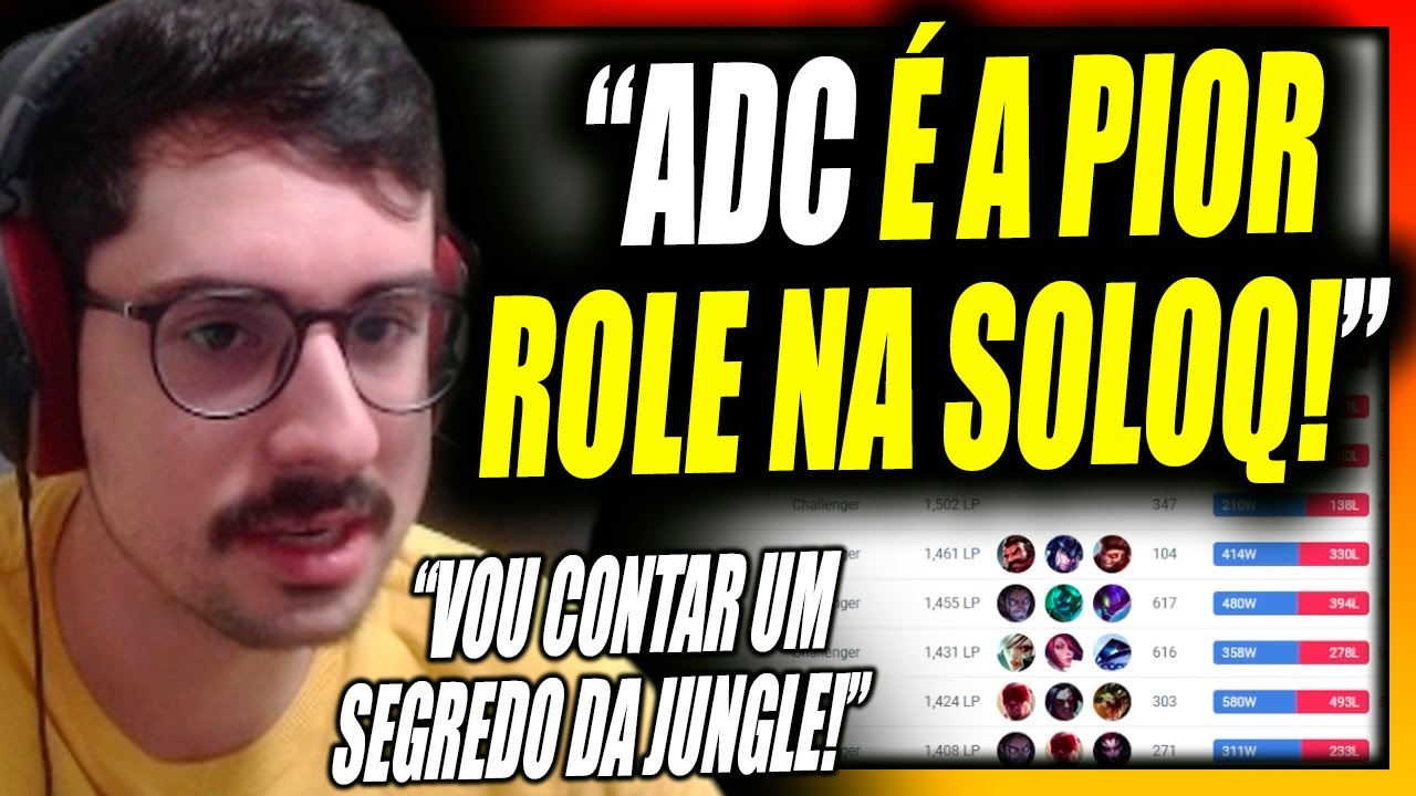 SHINI FEZ A TIERLIST DAS MELHORES ROLES PARA SUBIR DE ELO NA SOLOQ E ANALISOU AS ROLES DO TOP 10