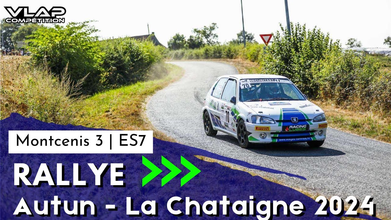 🔷 [OnBoard] Rallye Autun - La Chataigne - ES7 Montcenis 3