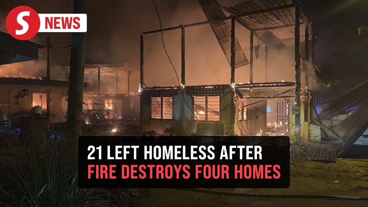 Sahur turns tragic as fire razes four homes in Kepala Batas