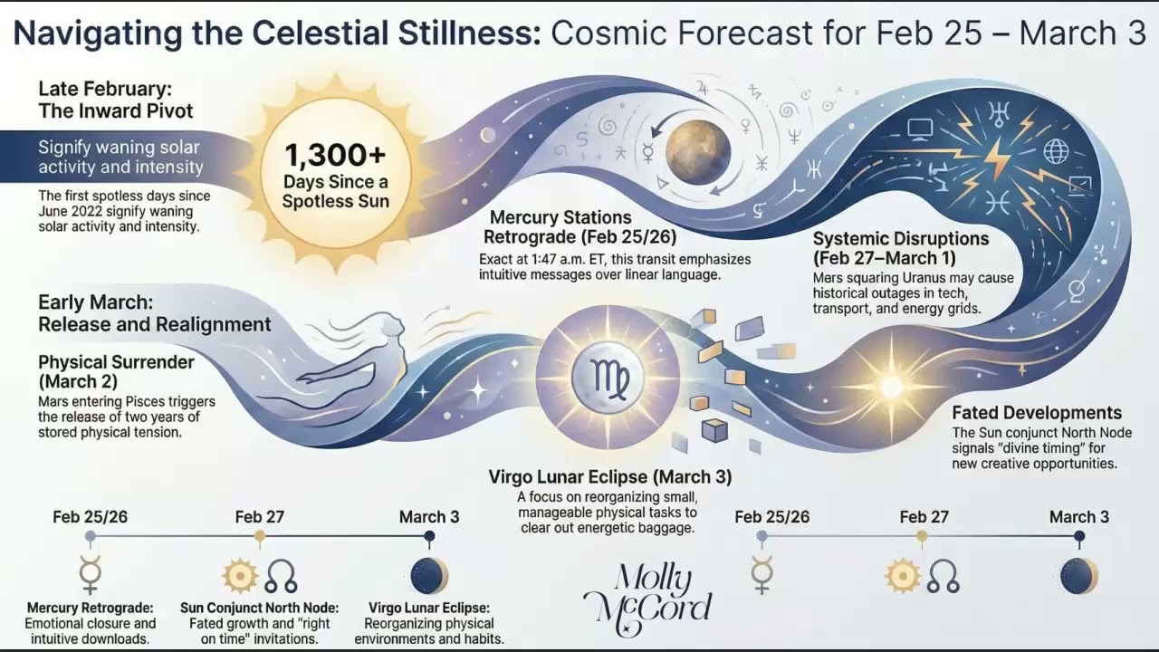 Weekly Intuitive Astrology Feb 25 to March 3 ~ Mercury Retro, Strong Mars, Virgo Lunar Eclipse