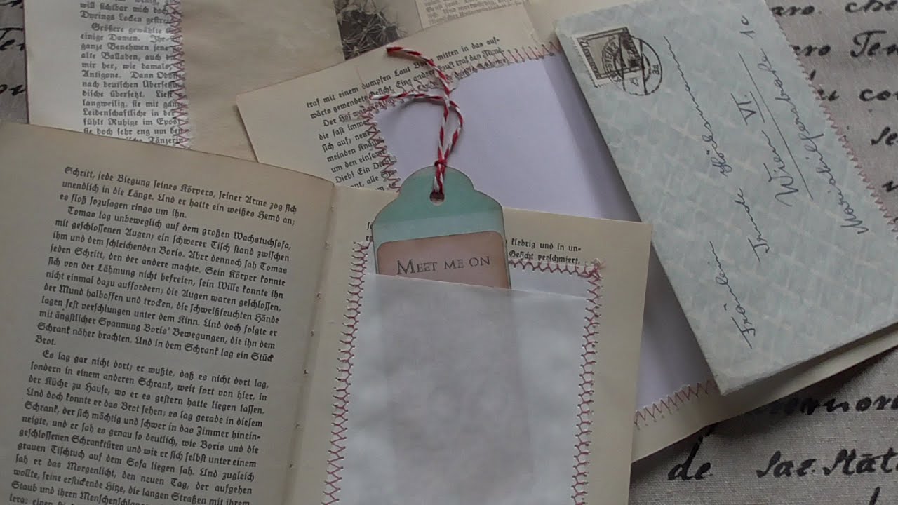 Tutorial: How I sew in bags and papers