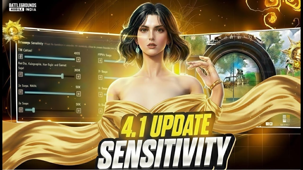 NEW UPDATE 4.1 !!🔥BEST SENSITIVITYCODE+CONTROL SETTINGS BGMI/PUBGMOBILE BGMI AFTER UPDATE 4.1