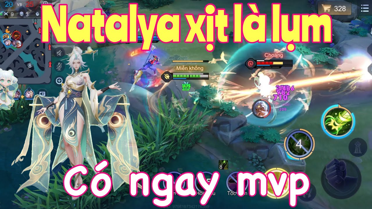 Natalya xịt lia xịt lịa lụm luôn mvp - LQMB
