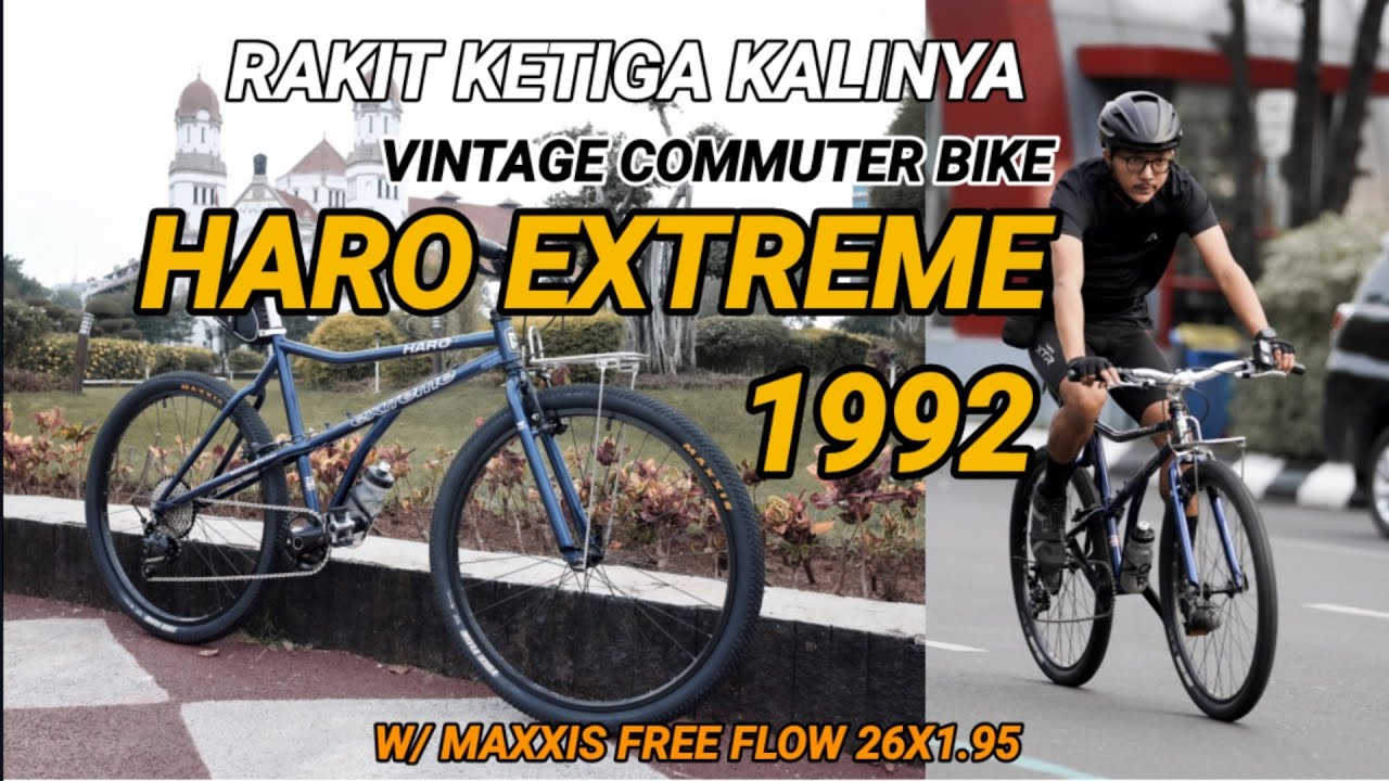 HARO LAGI ‼️ 3rd Vintage Commuter Bike Haro Extreme 1992 w/ Maxxis Free Flow by Tustelo.Bike 🔥