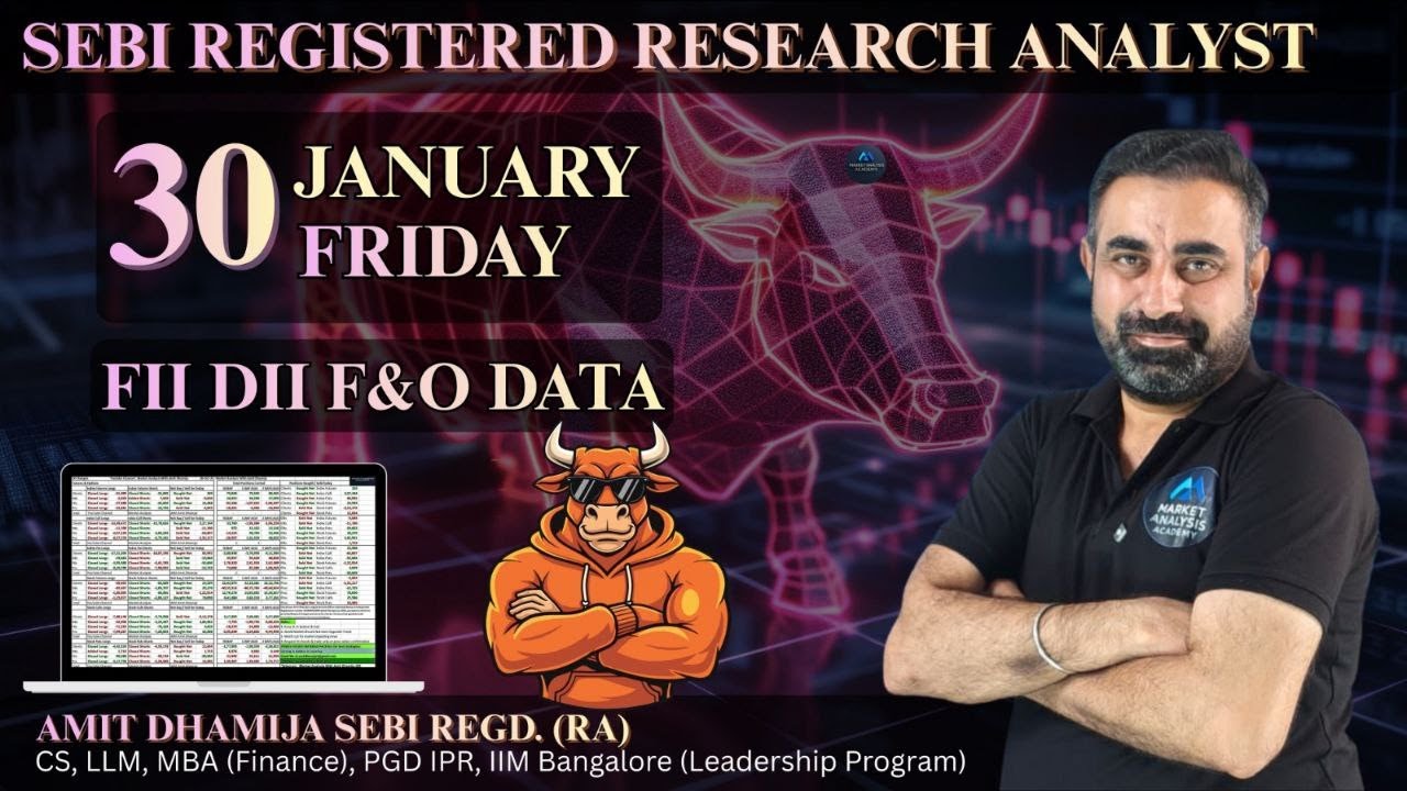 FII DII F&O DATA  Nifty BankNifty Sensex Prediction Tomorrow Friday 30 January 26