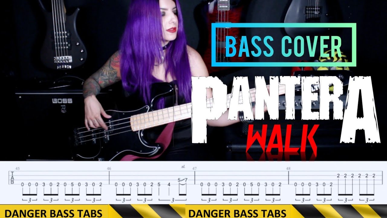 Pantera - Walk (BASS COVER & TABS)