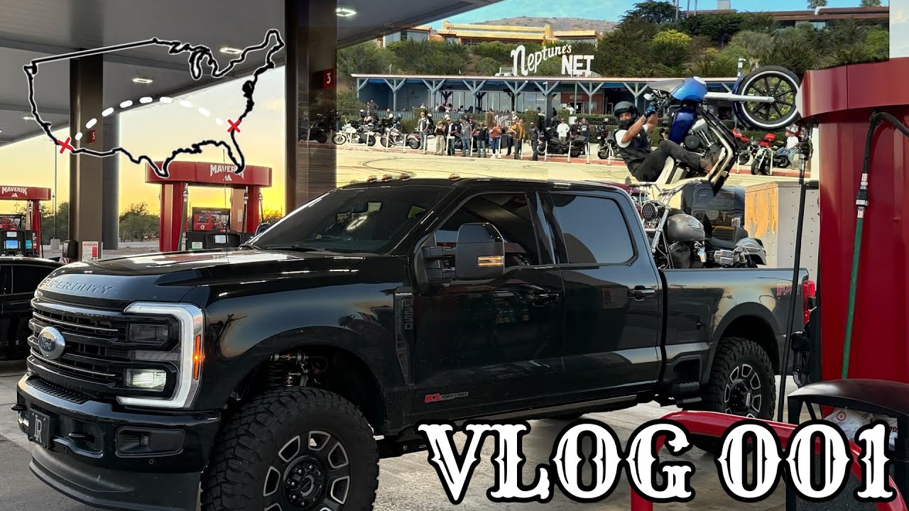 Driving Cross Country to Deliver 4 Harley Davidson VLOG 001