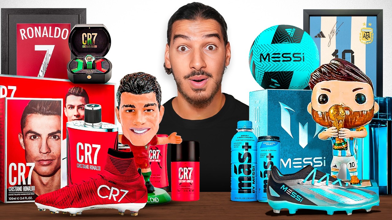 J'ai Testé Tous Les Produits de Ronaldo Vs Messi