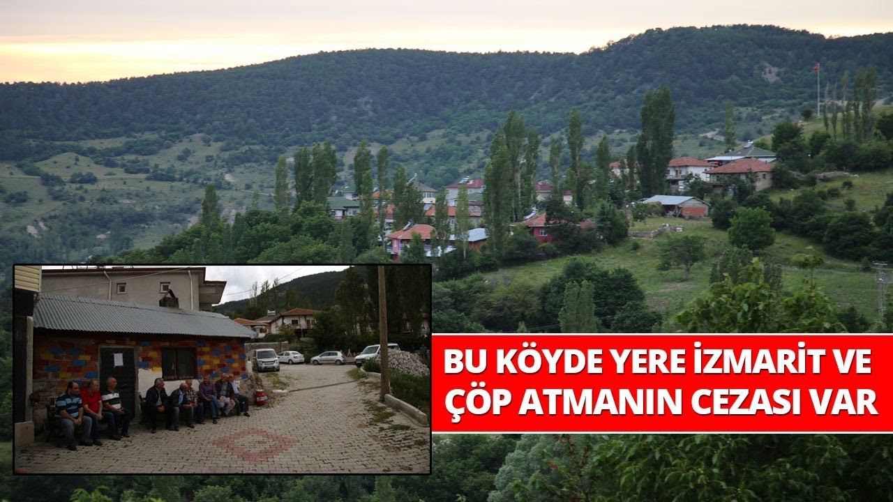 Bu Köyde Yere İzmarit, Çöp Atana Çalışma Cezası Veriliyor