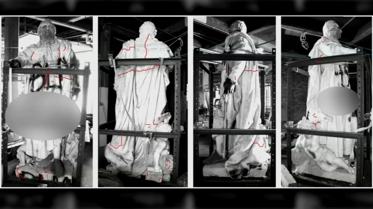 City of Louisville plans restoration for King Louis statue vandalized during 2020 protests