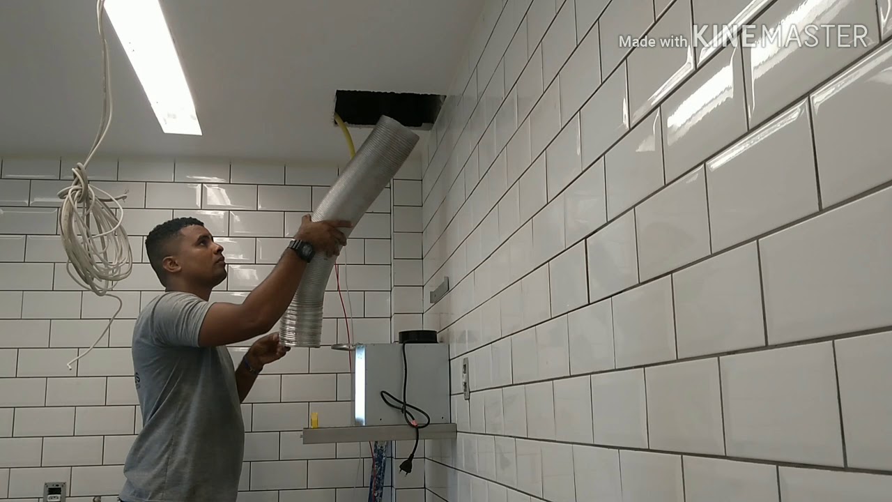 Instalação de coifas Eletrolux parede 60cm