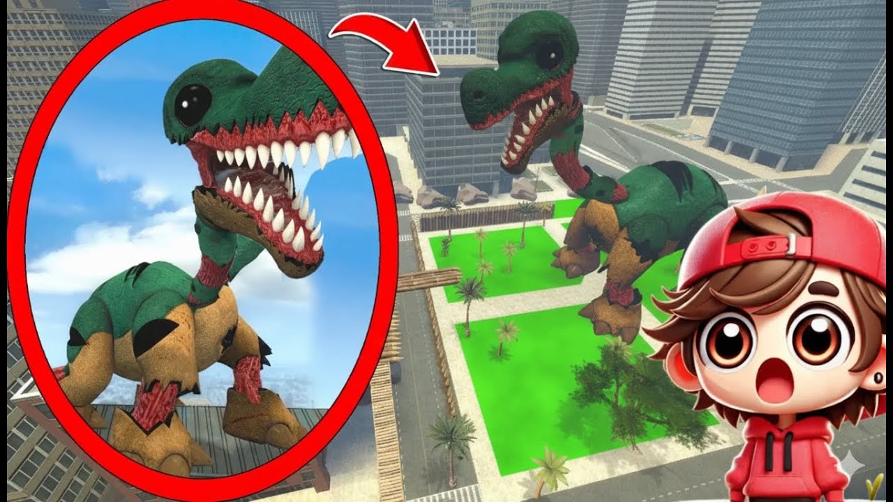 My drone CATCHES SUPER BRONTOFLUTE Poppy Playtime 5 Dino Toy in REAL LIFE in Garry's Mod
