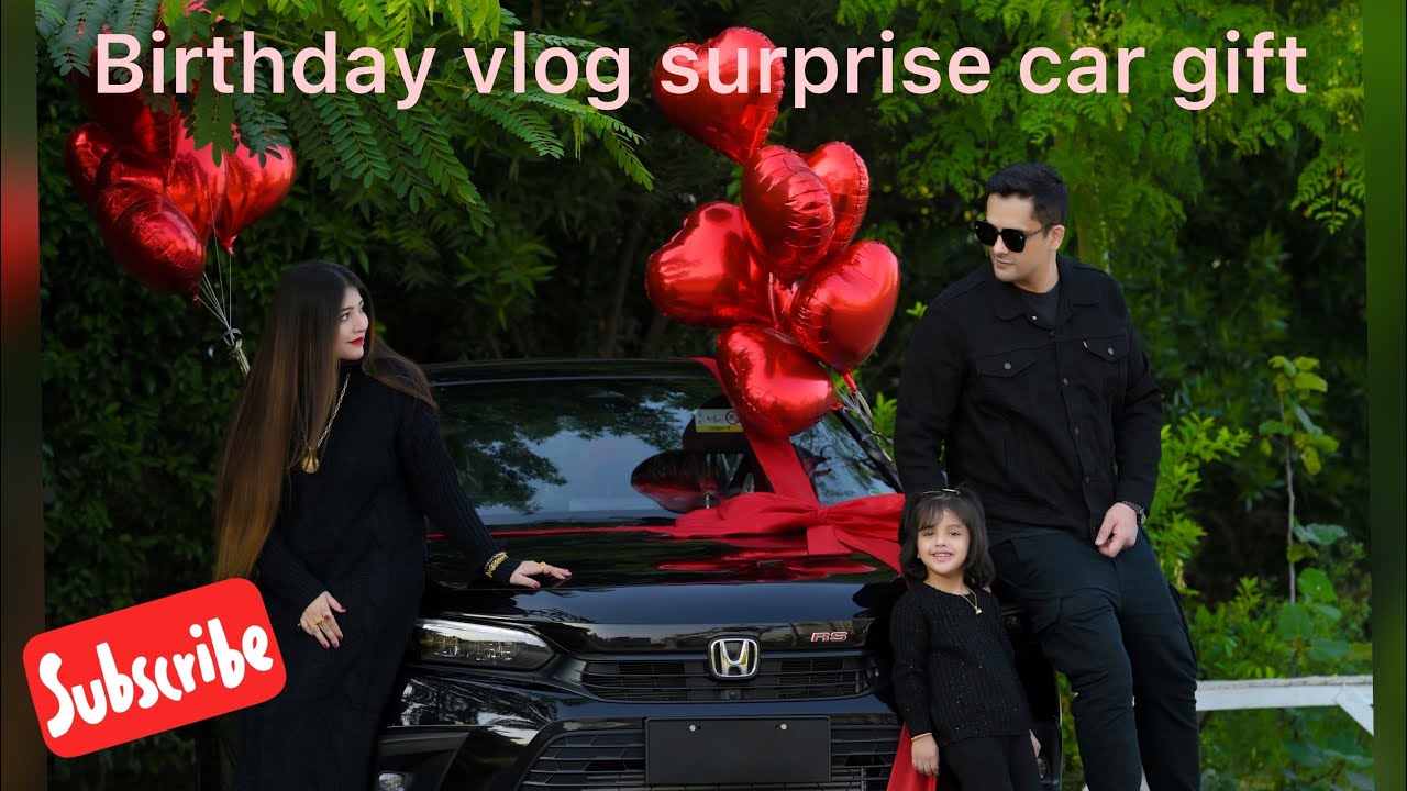 Surprise car gift to my husband || civic Rs turbo  || Aleena haroon video || #aleenaharoon #civicrs