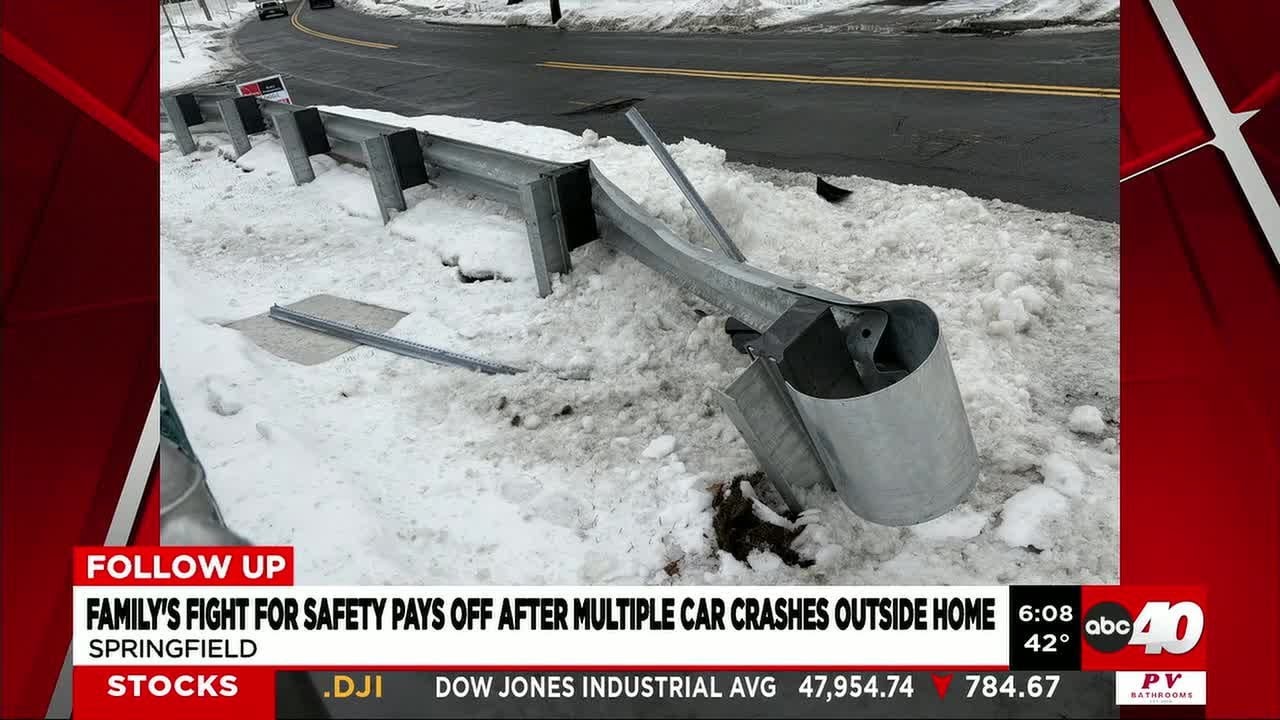Family's fight for safety pays off after multiple car crashes