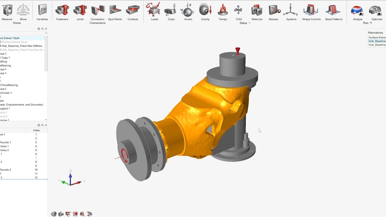 Altair Inspire Topology Optimization Workflow