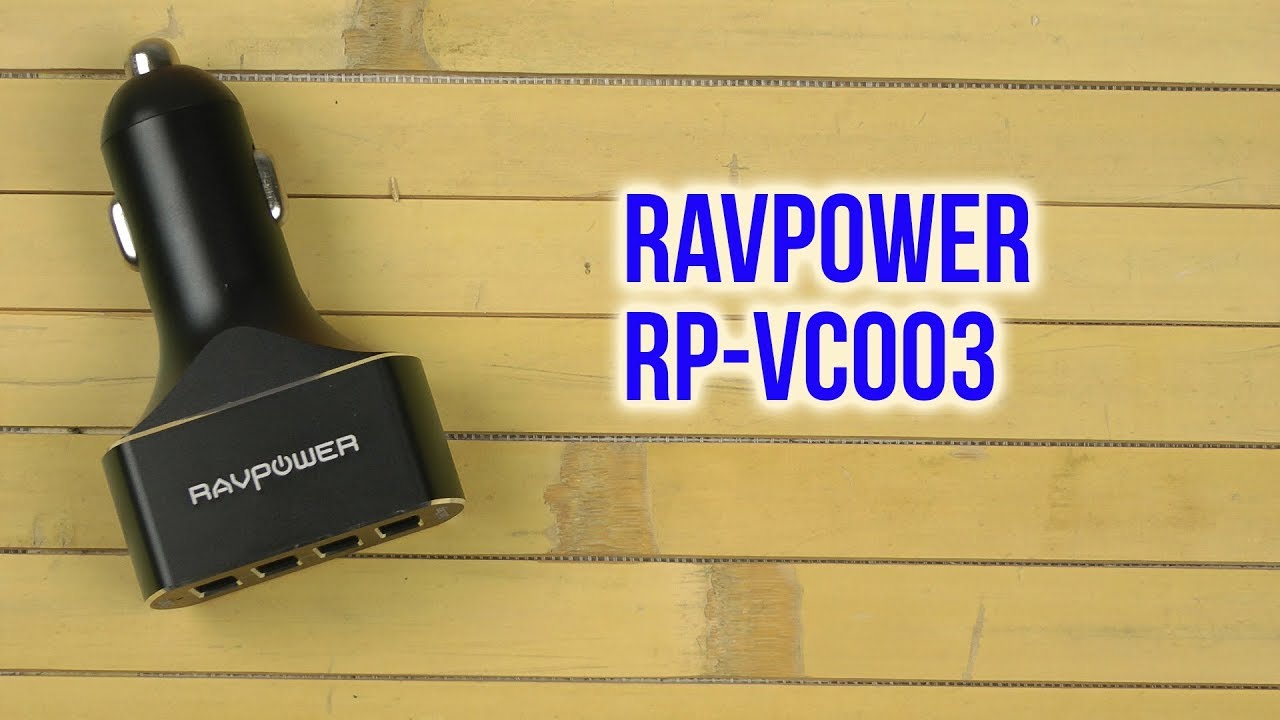 Распаковка RAVPower RP-VC003