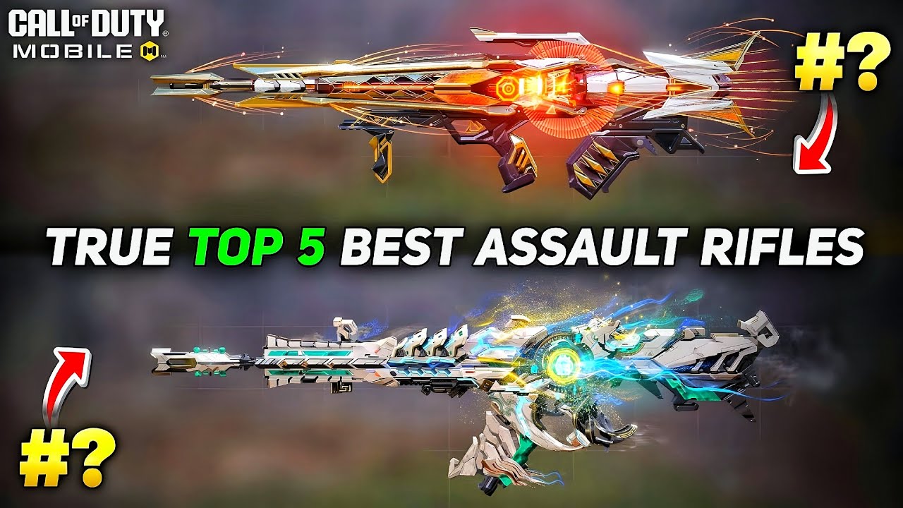 True Top 5 Best Assault Rifles in Cod Mobile Season 10(2025)