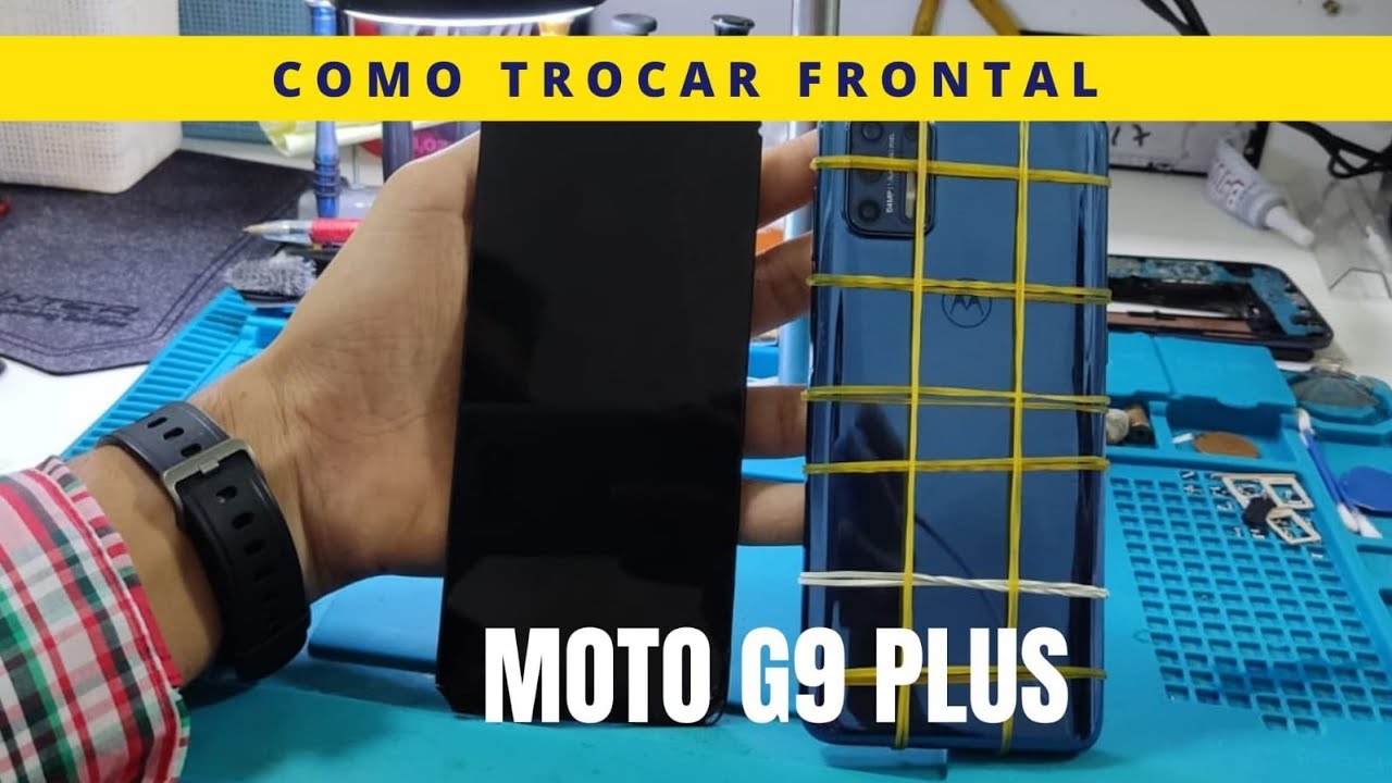 Como Abrir E Trocar Tela Do Moto G9 Plus (XT2087-1)