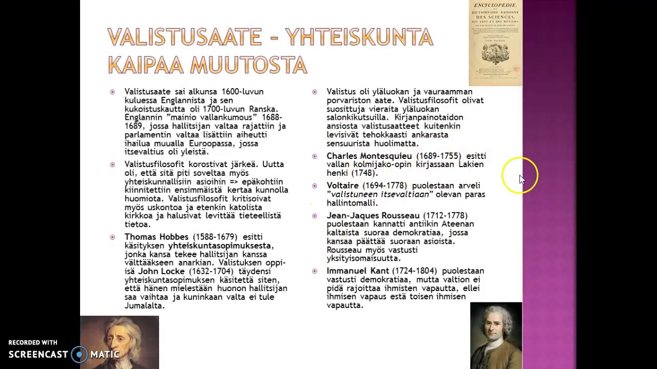 Valistusaate - yhteiskunta kaipaa muutosta